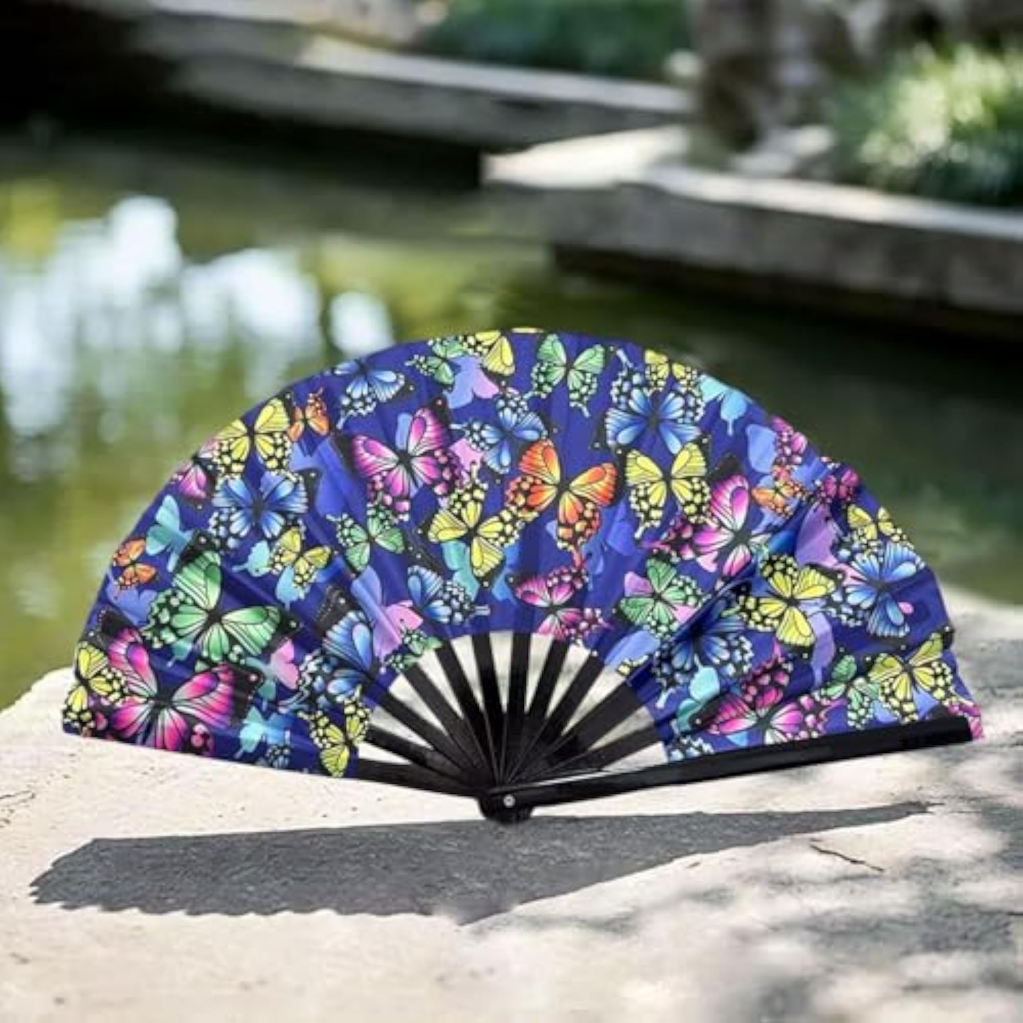 Folding Fan Props with Bamboo Frames